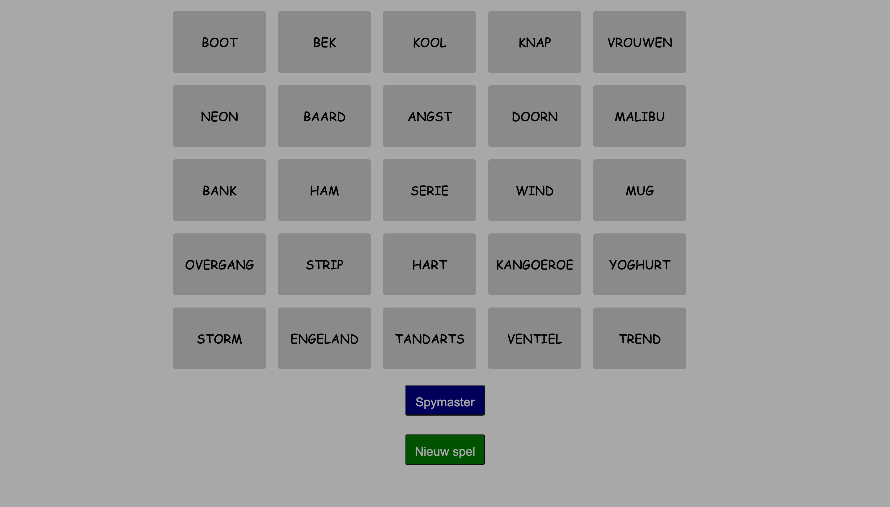Screenshot of codenames.eu